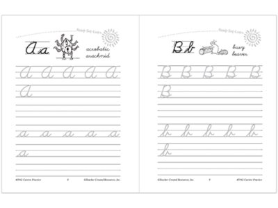 Cursive Writing Practice Workbook