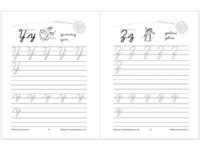 Cursive Writing Practice Workbook