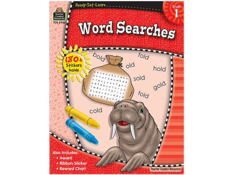 Word Searches Workbook - Gr. 1 at Lakeshore Learning