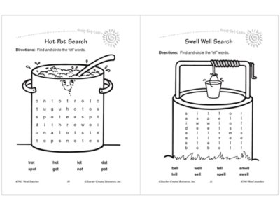 Word Searches Workbook&nbsp;- Gr.&nbsp;1