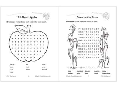Word Searches Workbook&nbsp;- Gr.&nbsp;2