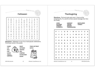 Word Searches Workbook&nbsp;- Gr.&nbsp;2