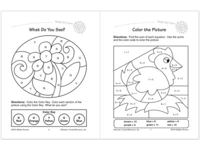 Hidden Pictures Workbook&nbsp;- Gr.&nbsp;<span style="white-space: nowrap;">1-2</span>