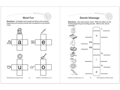 Beginning&nbsp;& Ending Sounds Workbook