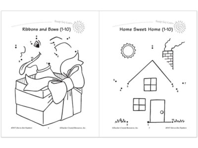 Dot-To-Dot Numbers Workbook