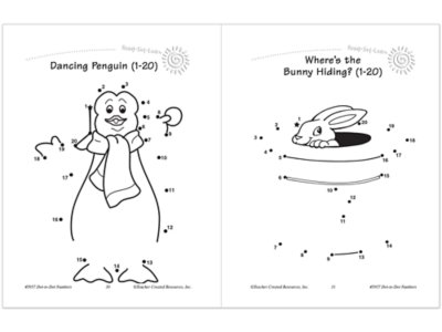 Dot-To-Dot Numbers Workbook