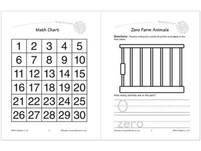 Numbers <span style="white-space: nowrap;">1-30 Workbook</span>