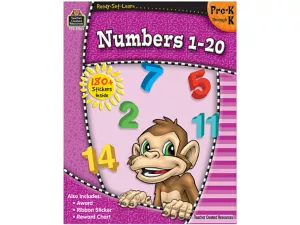 Numbers <span style="white-space: nowrap;">1-20 Workbook</span>