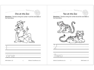 Numbers <span style="white-space: nowrap;">1-20 Workbook</span>