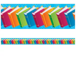 Colorful Book Border
