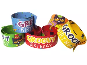 Pete the Cat<sup>®</sup> Birthday Slap Bracelets