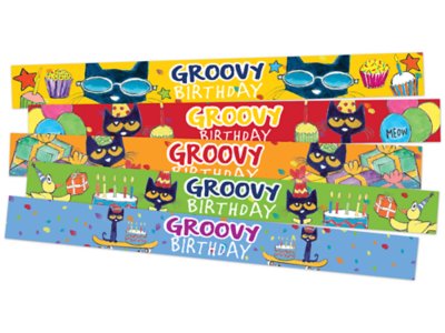 Pete the Cat<sup>®</sup> Birthday Slap Bracelets
