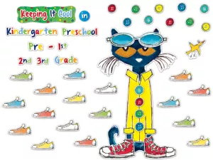 Pete the Cat<sup>®</sup> Keeping It Cool In… Bulletin Board Set
