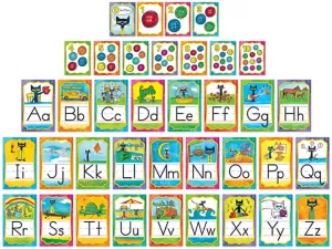 Pete the Cat<sup>®</sup> Alphabet Card Bulletin Board Set
