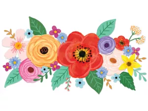 Wildflowers Bulletin Board Set