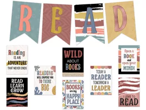 Wonderfully Wild Read Bulletin Board Set