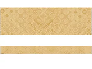 Wonderfully Wild Gold Textile Border