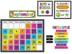Brights 4Ever Calendar Bulletin Board Set