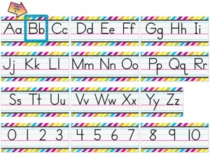 Brights 4Ever Traditional Manuscript Bulletin Board Set