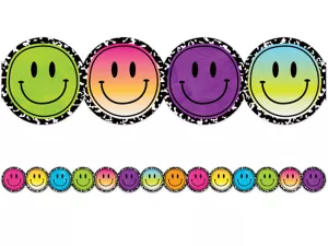 Brights 4Ever Smiley Face Border