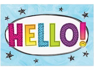 Brights 4Ever Hello Postcards