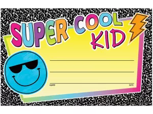 Brights 4Ever Super-Cool Kid Certificates
