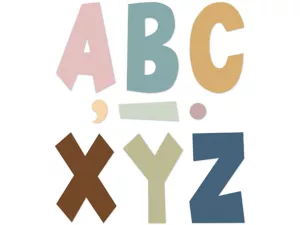 Everyone Is Welcome 7" Punch-Out Letters