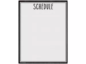 Modern Farmhouse Write&nbsp;& Wipe Schedule Poster