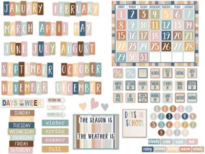 Everyone Is Welcome Calendar Bulletin Board Set