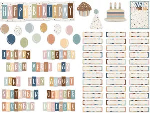 Everyone Is Welcome Birthday Bulletin Board Set