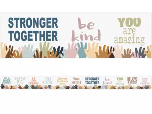 Everyone Is Welcome Motivational Border