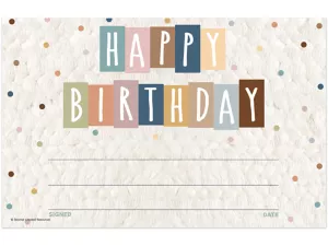 Everyone Is Welcome Birthday Certificates
