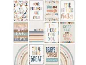 Everyone Is Welcome Motivational Small Poster Pack