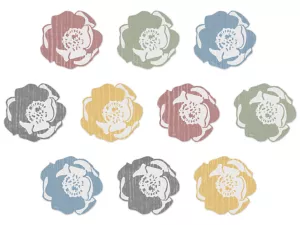 Classroom Cottage Rose Mini Accents