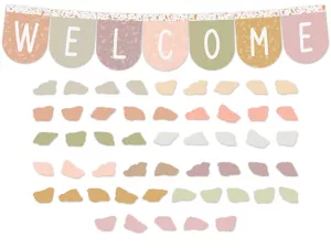 Terrazzo Tones Welcome Bulletin Board Set