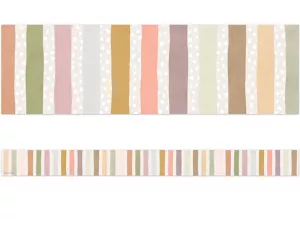 Terrazzo Tones Striped Border
