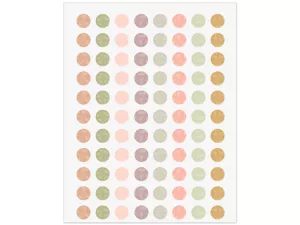 Terrazzo Tones Circle Mini Stickers