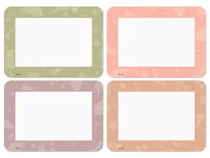 Terrazzo Tones Name Tags&nbsp;- Variety Pack