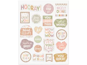 Terrazzo Tones Motivational Stickers