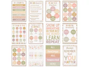 Terrazzo Tones Motivational Small Poster Pack