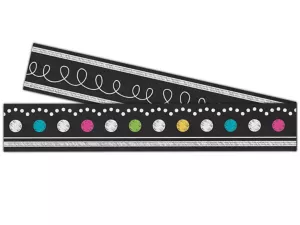 Chalkboard Brights Double-Sided Border