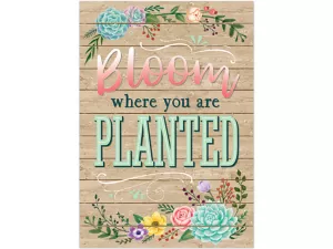 Rustic Bloom&nbsp;- Bloom Where You Are Planted Poster