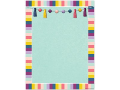 OH HAPPY DAY STRIPES STRAIGHT BORDR – School Crossing & Toy Station