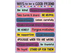Oh Happy Day! Ways to Be a Good Friend Poster