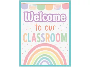Pastel Pop Welcome to Our Classroom Poster