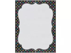 Chalkboard Brights Blank Poster