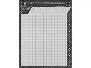 Chalkboard Brights Incentive Chart