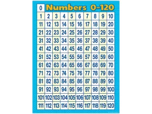 Chevron <span style="white-space: nowrap;">0-120</span> Number Chart