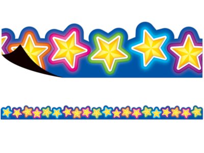 Neon Star Magnetic Border at Lakeshore Learning