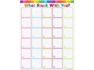 Colorful What Stuck with You Poster